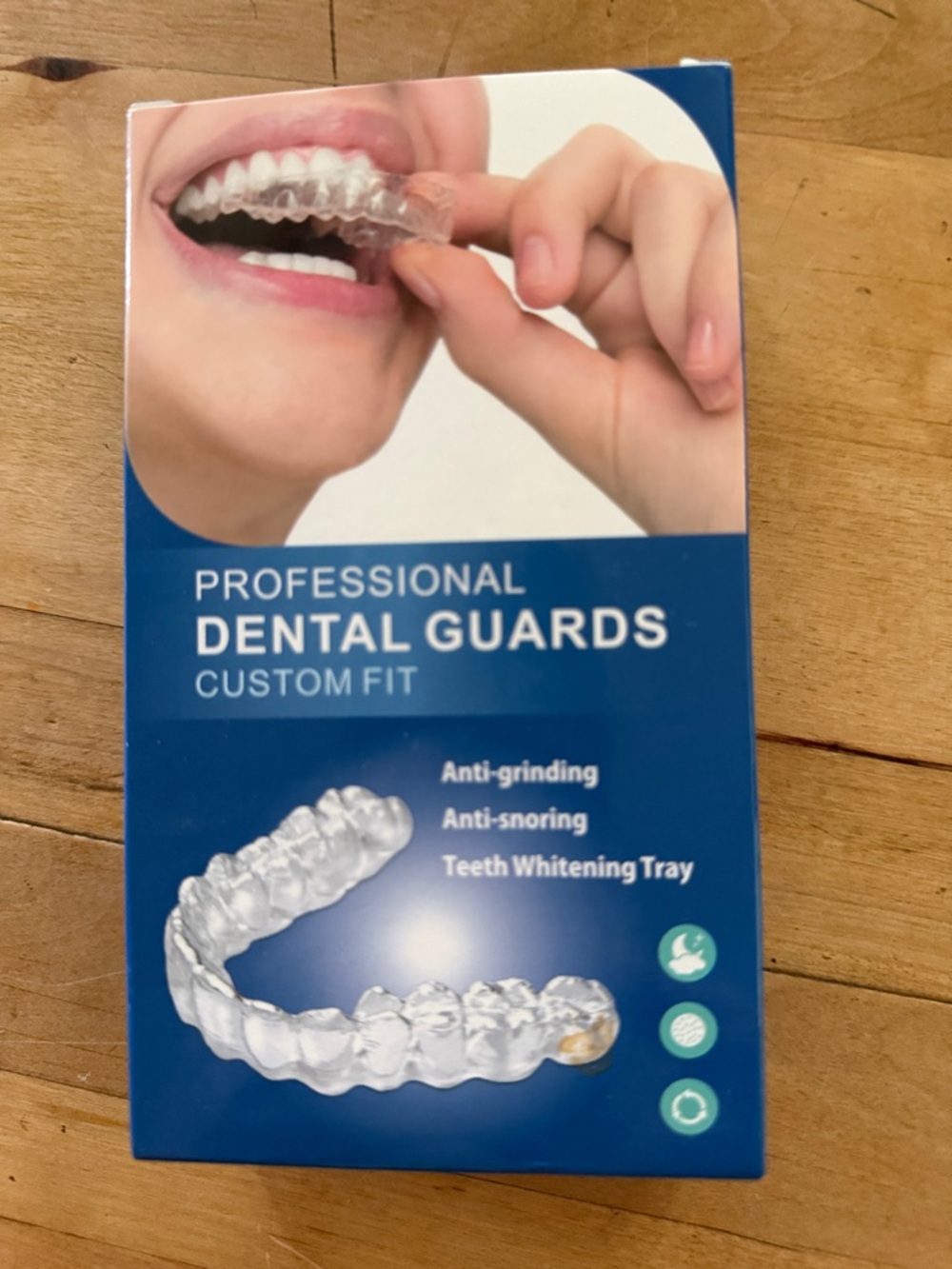 BPA Free & FDA Approved Material DENTAL GUARDS. A Set of 3 & a Case.
